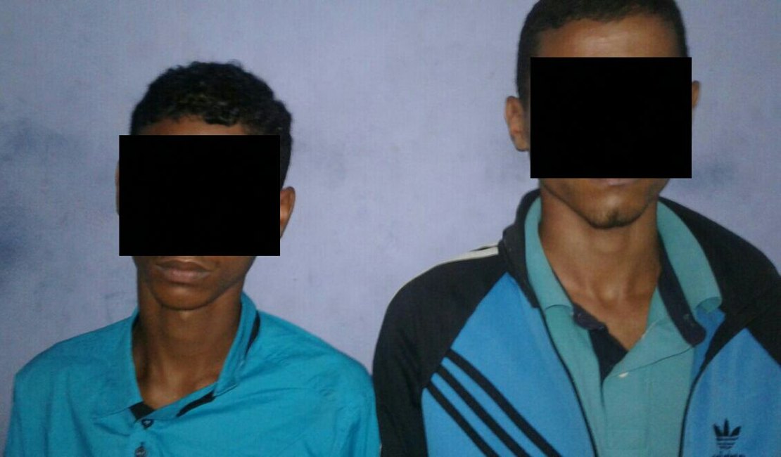 Suspeitos em assaltos em diversos bairros de Arapiraca são apreendidos