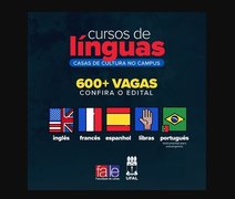Edital para cursos de línguas abre inscrições de 646 vagas na Ufal