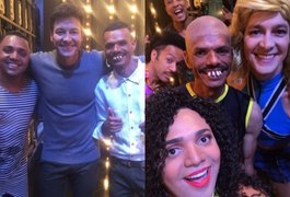 Dinho Kapp, Tirullipa e Rodrigo Faro fazem o “É o Tchan” no “Dança Gatinho”