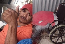 Deficiente físico é assassinado a tiros na porta de casa, em Quebrangulo