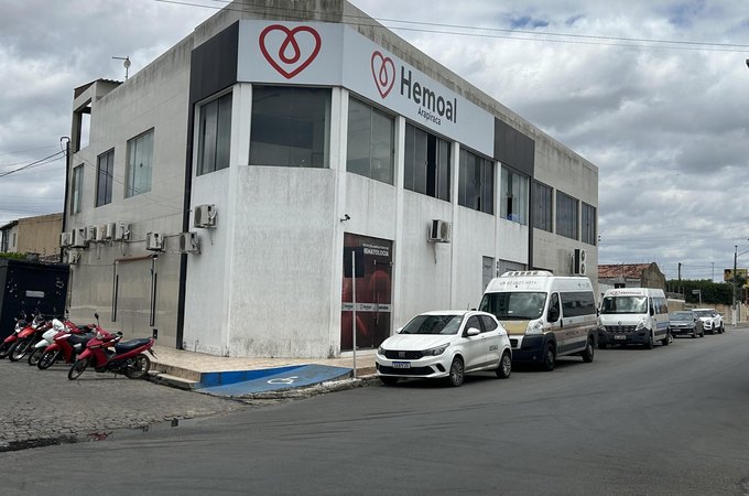 Hemoal Arapiraca estará em manutenção predial neste sábado (8) e não abrirá para coletar sangue