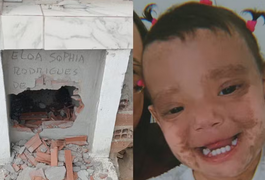 Corpo de criança é encontrado fora do túmulo após sepultura ser violada, em PE