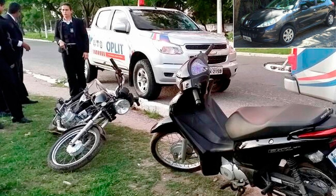 Oplit recupera carro e motocicletas roubadas