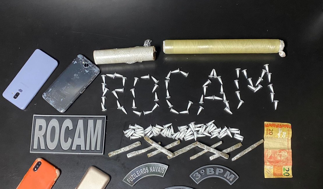 Polícia realiza apreensão de drogas em residencial de Arapiraca