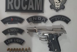 Após denúncia, homem é preso com arma de fogo em Arapiraca