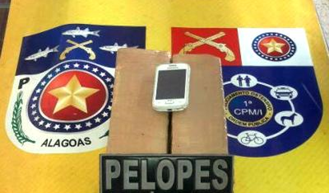 Pelopes apreende menor portando aproximadamente dois quilos de maconha