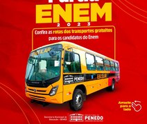Enem 2023: Prefeitura de Penedo disponibiliza transporte da zona rural para locais da prova na cidade