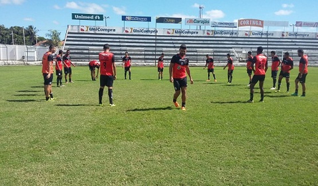 ASA volta a treinar nesta terça-feira para enfrentar o Flamengo no sábado
