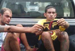 Dupla é presa com arma e drogas no bairro Manoel Teles, em Arapiraca