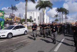 Policiais de Estágio Operacional realizam corridão em Arapiraca