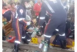 Vídeo. Homem infarta na linha do trem do Centro de Arapiraca
