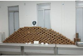 Operação conjunta com participação da Polícia Civil de Alagoas apreende cerca de 200kg de cocaína