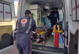 VÍDEO. Três pessoas ficam feridas em atropelamento no Centro de Arapiraca