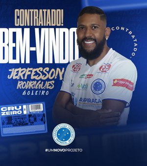 Cruzeiro de Arapiraca anuncia renovação de contrato do goleiro Jerfesson