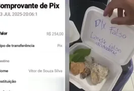Lanchonete desconfia de golpe do PIX e envia pedra no lugar de sanduíche