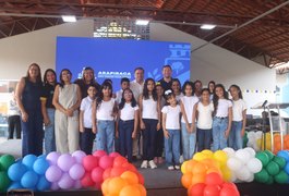 Vídeo. Prefeito Luciano Barbosa inaugura escola no Residencial Nossa Senhora Aparecida nesta terça (5)