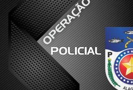Durante operação integrada, militares do 7º BPM detêm sete suspeitos em Santana do Ipanema