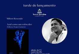 Milton Rosendo lança terceiro livro de poemas na Novo Jardim Livraria e Café