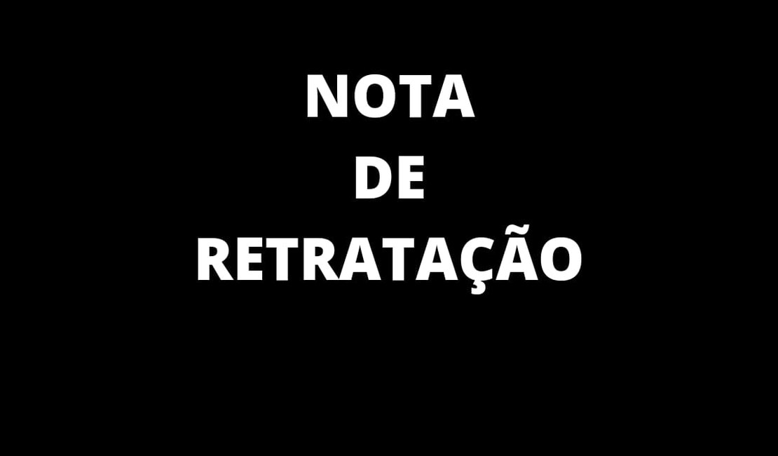 Retratação sobre declarações de Valdir Silva contra a família Pereira durante as eleições de 2024 em Teotônio Vilela