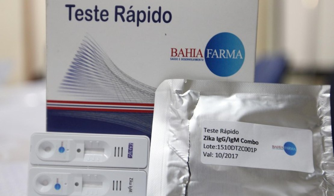 Ministério distribuiu 1,3 milhão de testes rápidos contra a zika