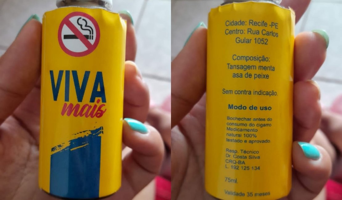Ladrão finge ser vendedor de falso remédio que ajuda a parar de fumar e furta celular de idosa em Arapiraca