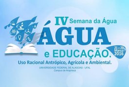 Água e Educação são tema de evento na Ufal em Arapiraca