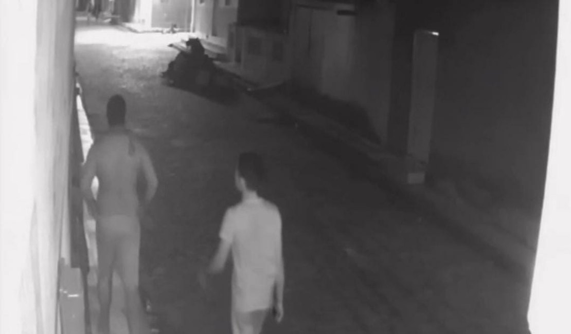 Vídeo mostra homem sendo baleado no meio da rua em Girau do Ponciano