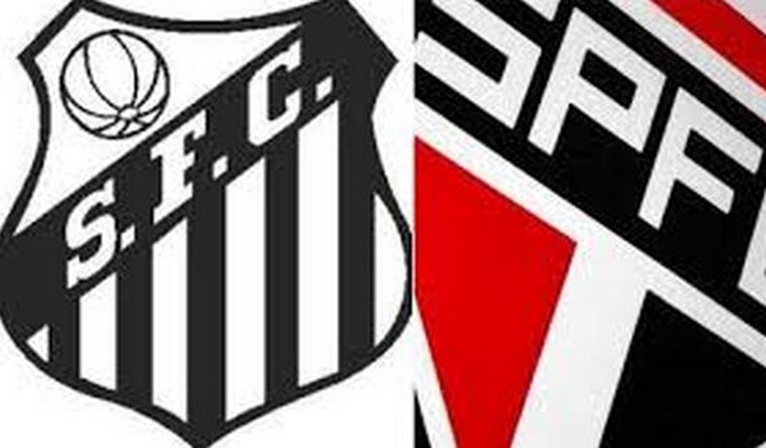 São Paulo e Santos se enfrentam pelo Campeonato Paulista na noite desta quarta