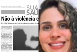 Enfermeira da Prefeitura de Arapiraca tem artigo publicado em jornal do Rio de Janeiro