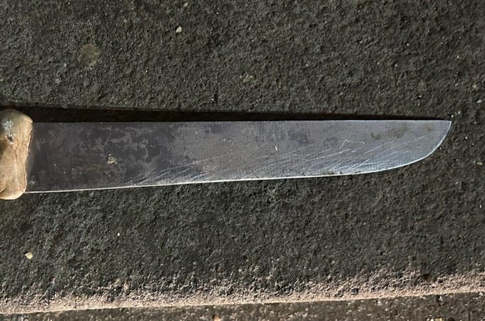 Homem é flagrado com faca de 30 cm e admite intenção de vingança em Arapiraca