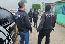 Polícia Civil de Alagoas realiza operação contra o tráfico em Santana de Ipanema