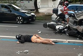 Terceira vítima de acidente na Fernandes Lima segue estável após procedimento cirúrgico