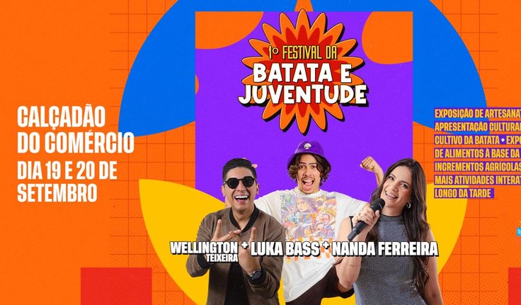 Feira Grande destaca sua identidade com o 1º Festival da Batata e Juventude