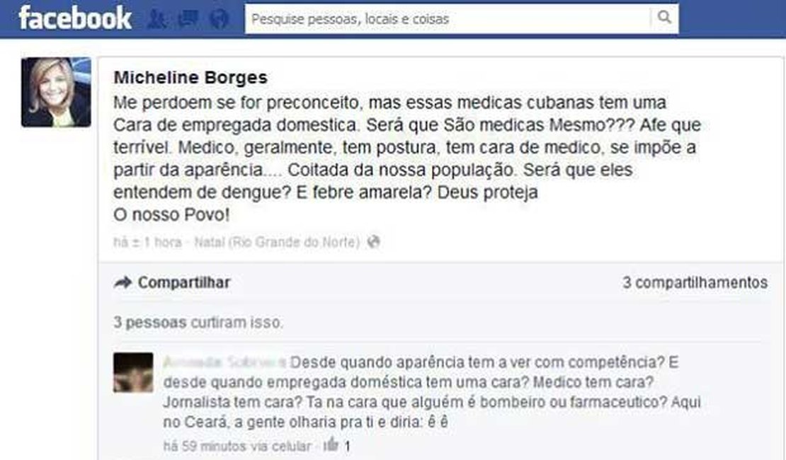 Jornalista diz que médicas cubanas parecem 'empregadas domésticas'