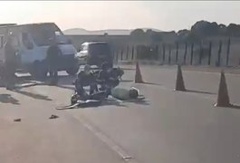 Colisão entre duas motocicletas deixa feridos na AL-110, em Coité do Noia