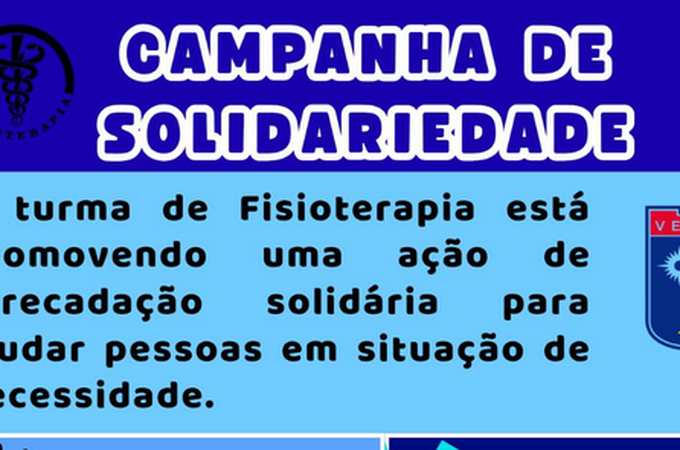 Turma de fisioterapia da UNINASSAU Arapiraca realiza campanha solidária; veja como ajudar