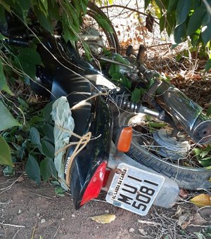 Cisp de Lagoa da Canoa recupera motocicleta com queixa de roubo na zona rural da cidade