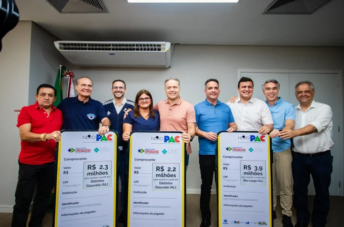 Alagoas recebe R$ 30 milhões do PAC para construção de 14 novas unidades de saúde