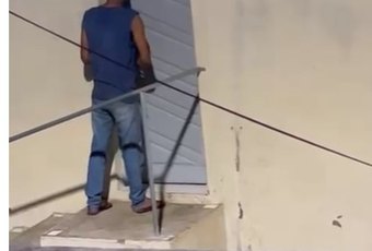 Homem tenta arrombar igreja católica em Canafístula do Cipriano, em Girau do Ponciano