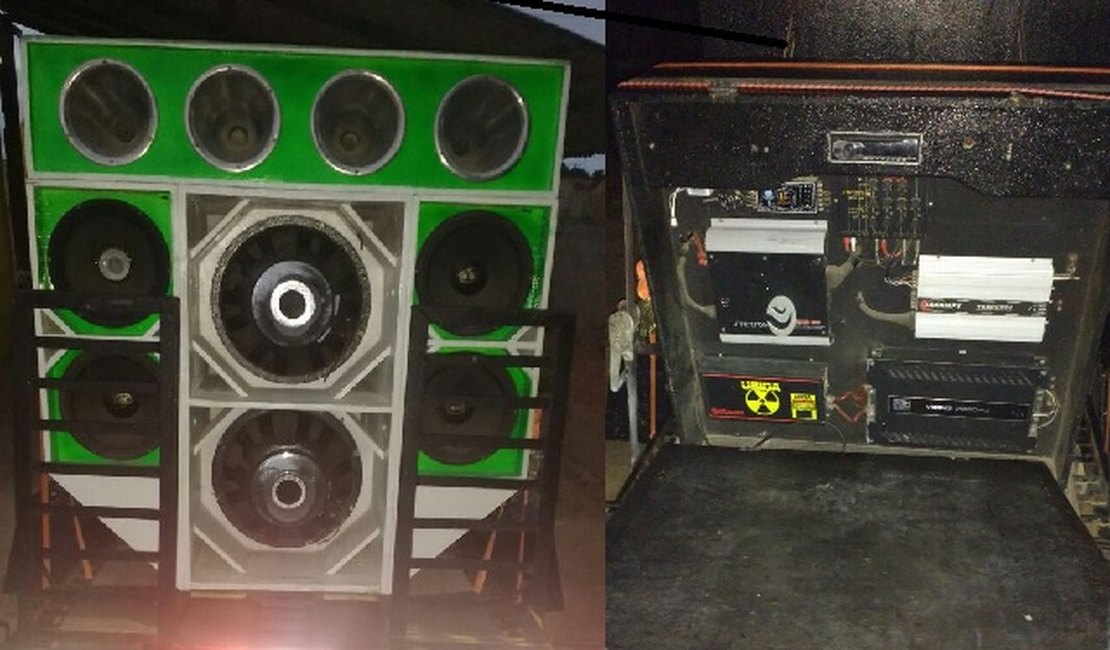 Aparelho de som roubado de candidato a vereador é recuperado pela polícia