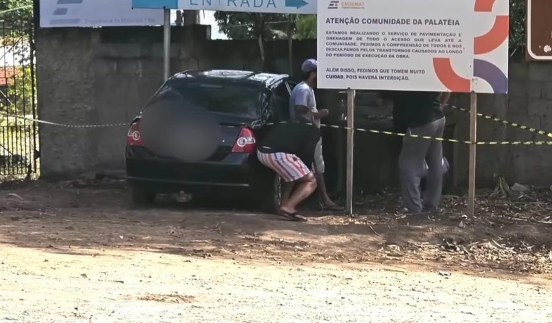 Idoso passa mal no volante e morre ao colidir carro contra muro na Barra de São Miguel
