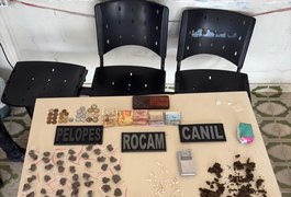 Mulher é presa por tráfico de drogas em loja de roupas no bairro Brasília, em Arapiraca