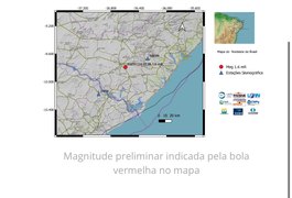 Novo tremor de terra é registrado em Arapiraca nesta sexta (24)