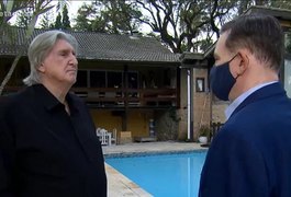 Roberto Cabrini é alvo de críticas por irritar Sérgio Reis em entrevista