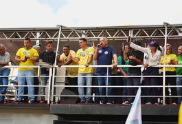 Onda de mudança ganha força no Nordeste com Flávio Bolsonaro e Alfredo Gaspar em agendas no Ceará, Pernambuco e Bahia