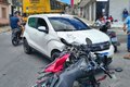 Carro de passeio colide frontalmente com motocicleta em São Miguel dos Campos