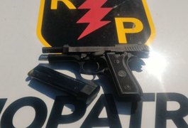 PM recupera pistola furtada de policial e prende suspeito no Trapiche