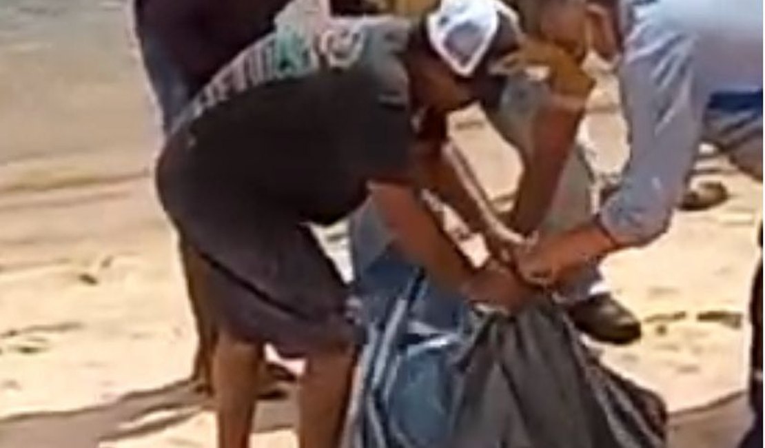 Populares encontram homem morto no Rio São Francisco, em Piranhas