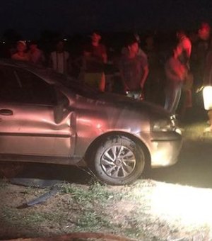 Homem morre e mulher fica ferida após capotamento de veículo na zona rural de Craíbas