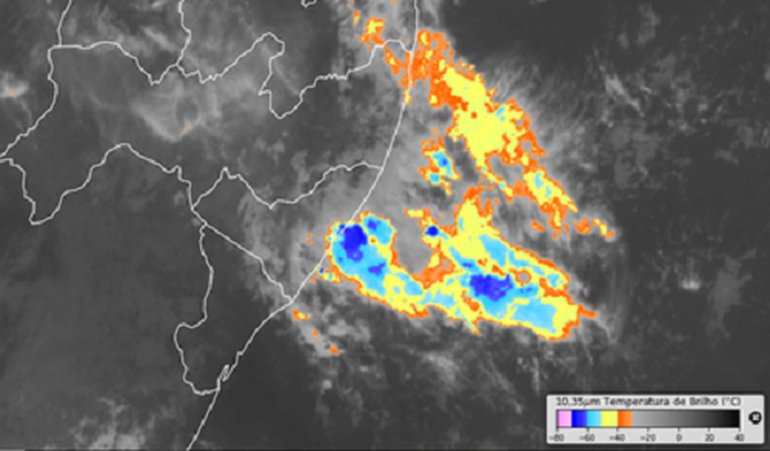 Semarh alerta para chuvas de intensidade moderada a forte em Alagoas